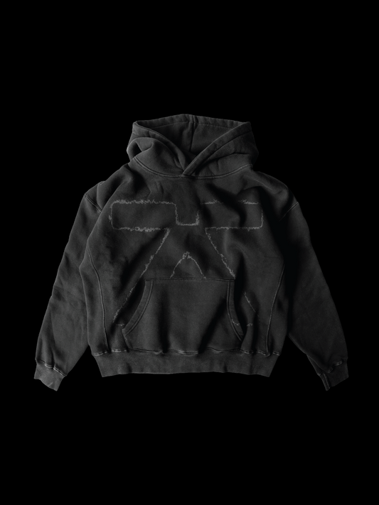 WORN LOGO HOODIE