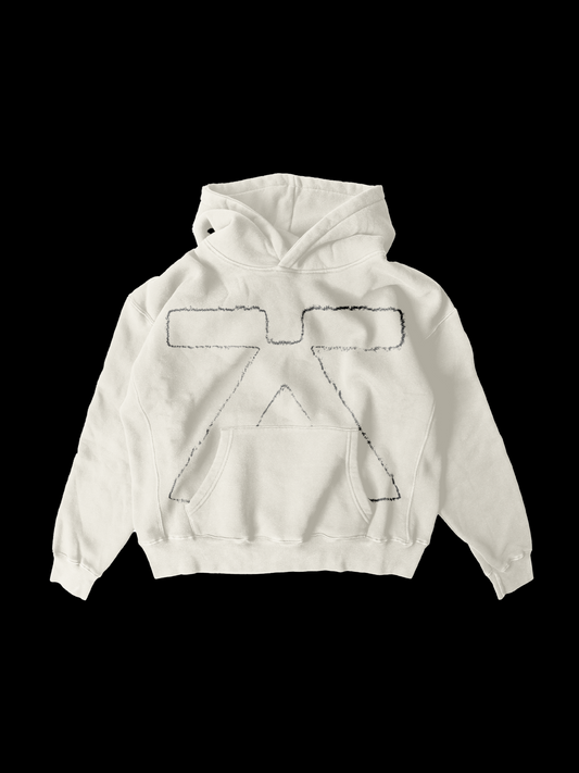 WORN LOGO HOODIE